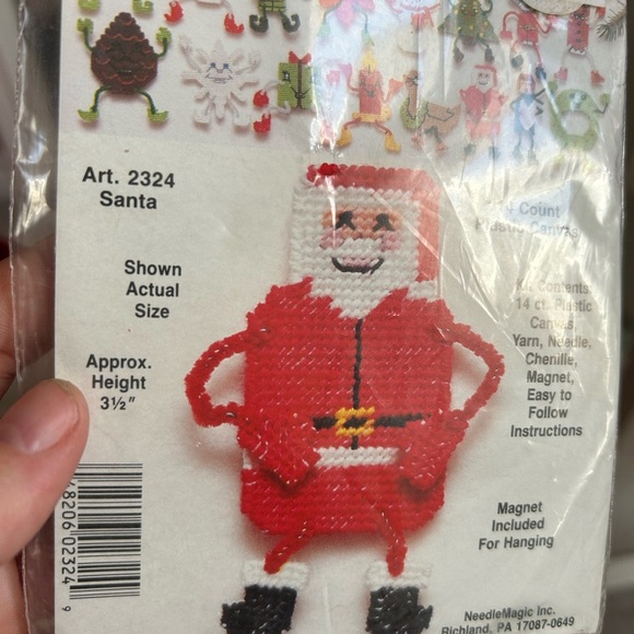 5/$25 Santa cross stitch pattern easy kit 😍 - Picture 3 of 6